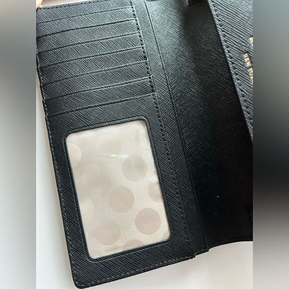 Kate Spade Saffiano Leather‎ Black Phone Wallet, NEW WITHOUT TAG - Picture 6 of 7